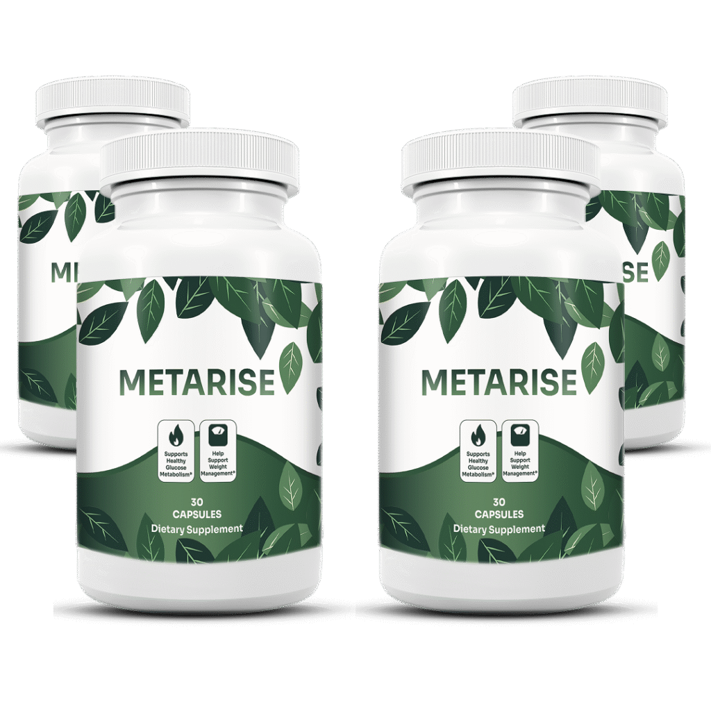 MetaRise Supplement Bottle for Metabolism and Gut Health